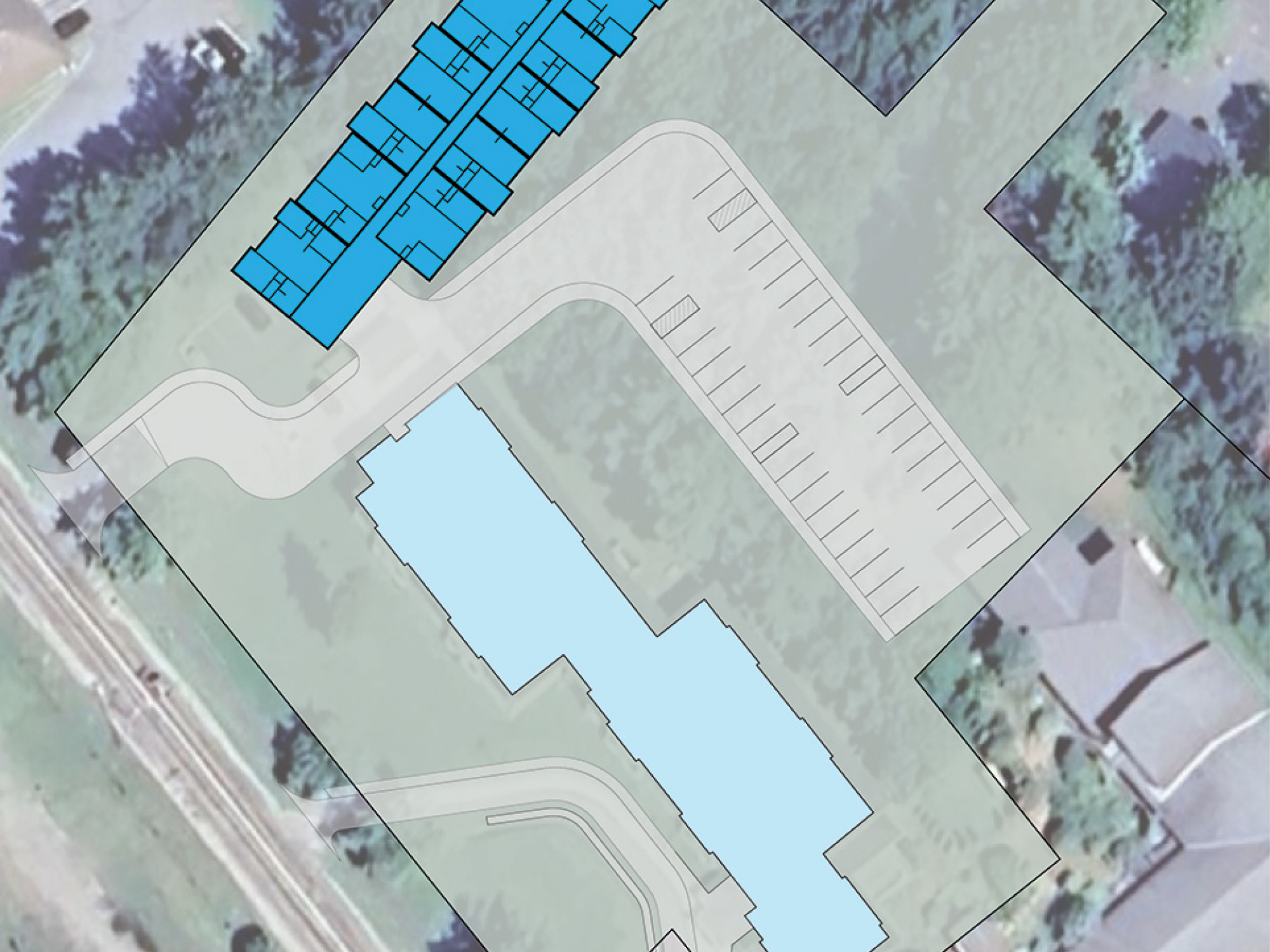 Map of new building in Bridgewater