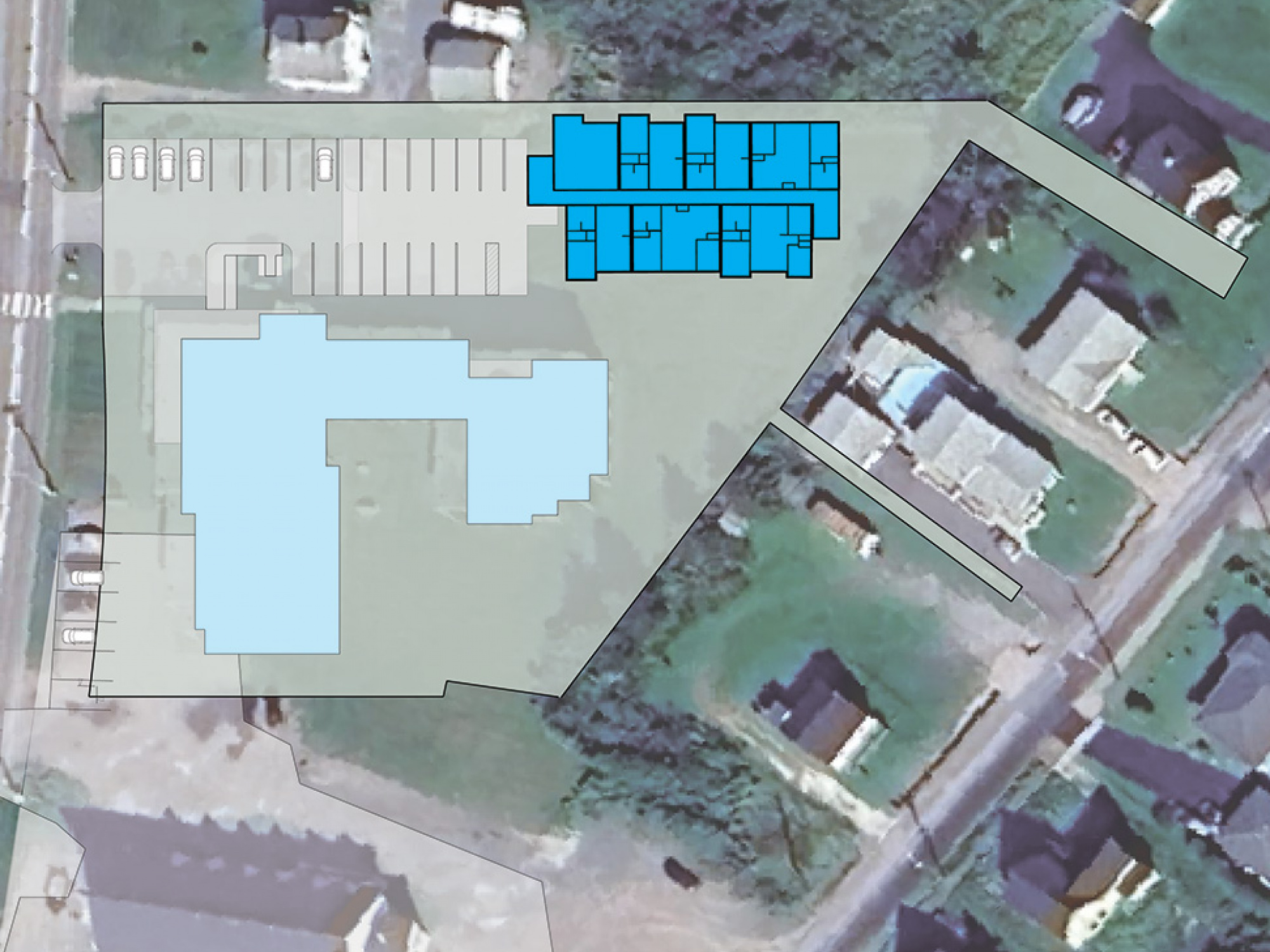 Map of new building in Glace Bay