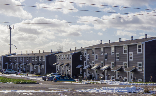 Public housing buildings