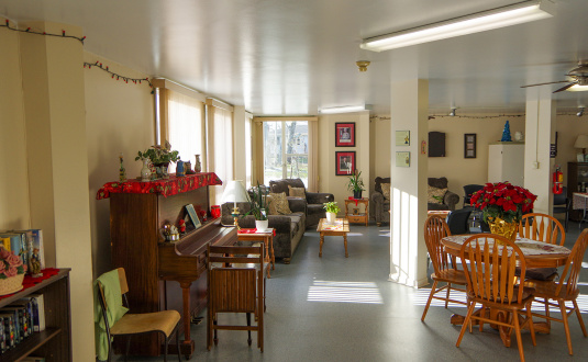 Public housing common room