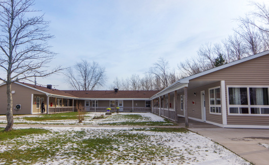 Public housing buildings