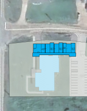 Map of new building in Grand Etang